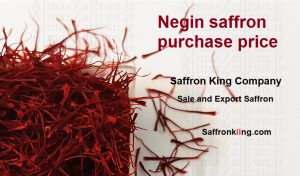 Negin saffron purchase price