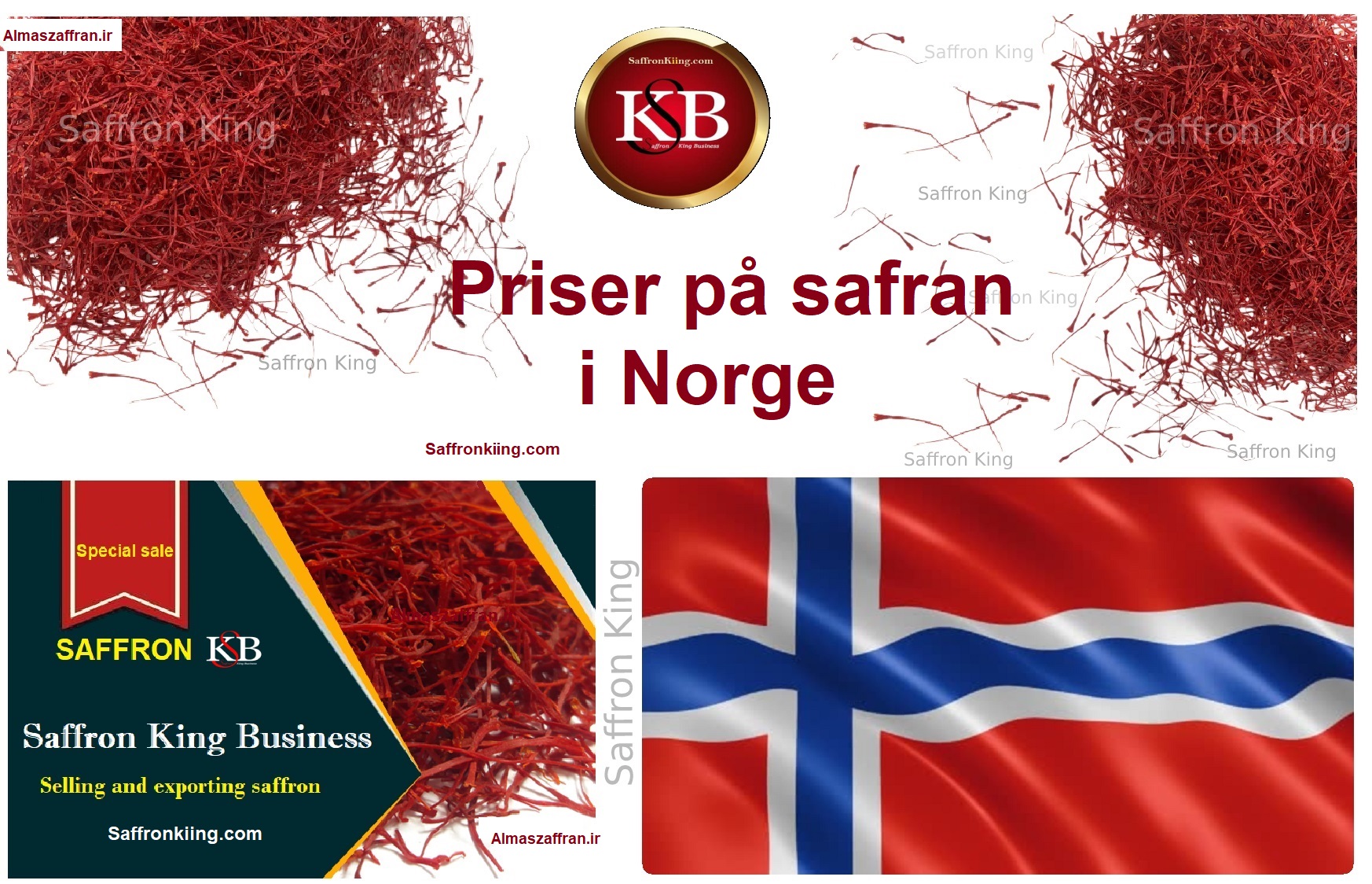 Priser på safran i Norge