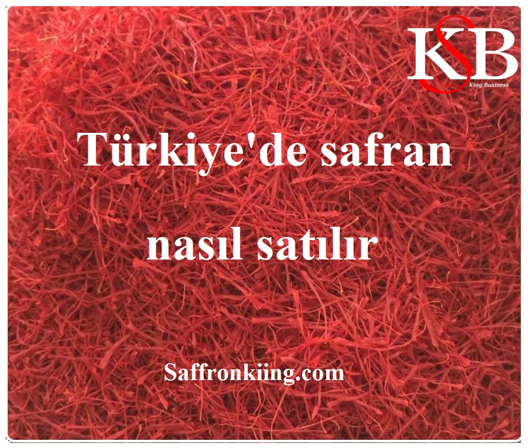 Türkiye'de safran nasıl satılır