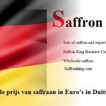 Wat is de prijs van saffraan in Euro's in Duitsland?