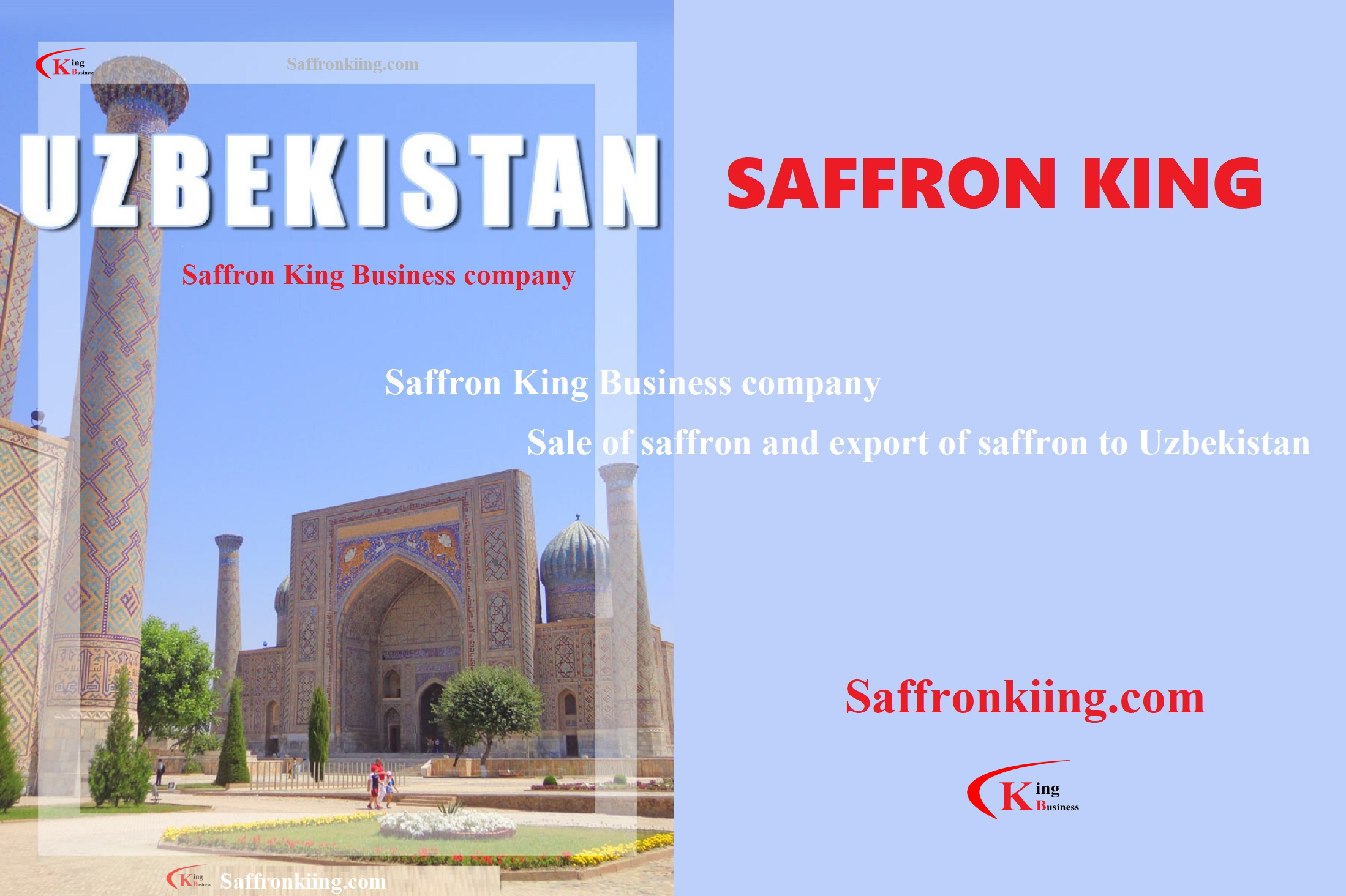 Import of saffron to Uzbekistan