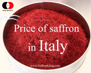 Price of saffron in Italy