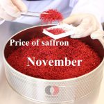 Price of Iranian saffron in November
