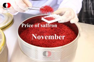 Price of Iranian saffron in November
