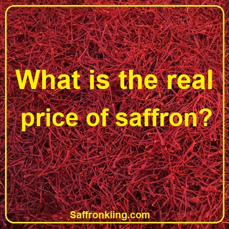 What is the real price of saffron?