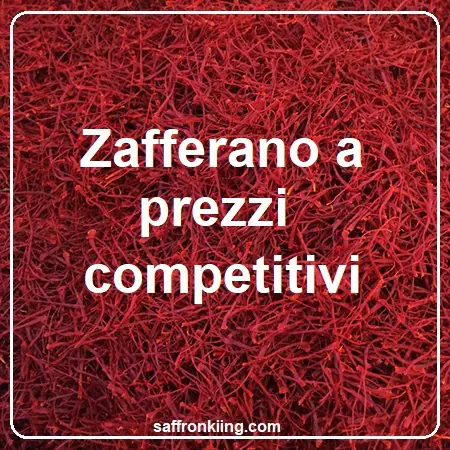 Zafferano a prezzi competitivi