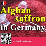 Afghan saffron in Germany