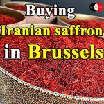 Buying Iranian saffron in Brussels