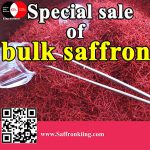 Special sale of bulk saffron