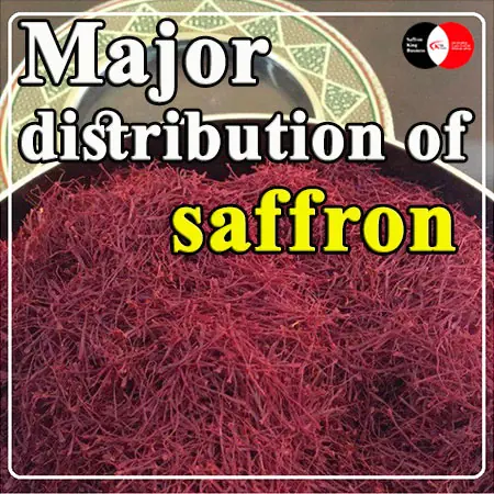 Major distribution of saffron