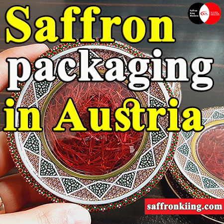 Saffron packaging in Austria