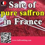 Sale of pure saffron in France