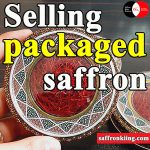 Selling packaged saffron