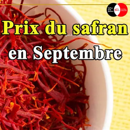Prix du safran en Septembre