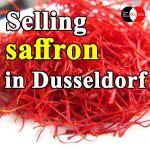 Selling saffron in Dusseldorf