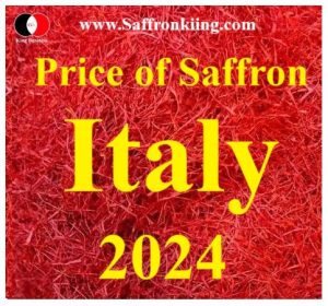 Selling price of saffron in Rome | Saffron market in Italy | European