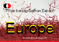 Price of Iranian Saffron Extract in Europe