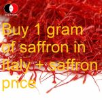 Buying from a trusted seller reduces the risk with saffron and ensures a safe experience. Contact us to buy 1 gram of saffron in Italy.