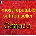 The most reputable saffron seller in Canada