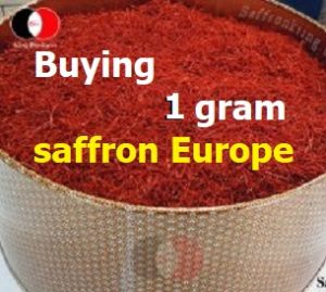 Buying 1 gram of saffron in Europe