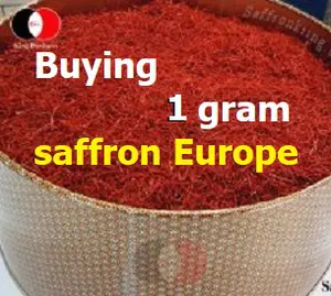 Buying 1 gram of saffron in Europe