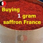 Buying 1 gram of saffron in France