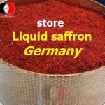 Liquid saffron store in Germany