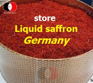 Liquid saffron store in Germany