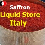 Saffron Liquid Store in Italy