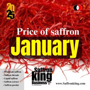 Saffron price in The Hague January