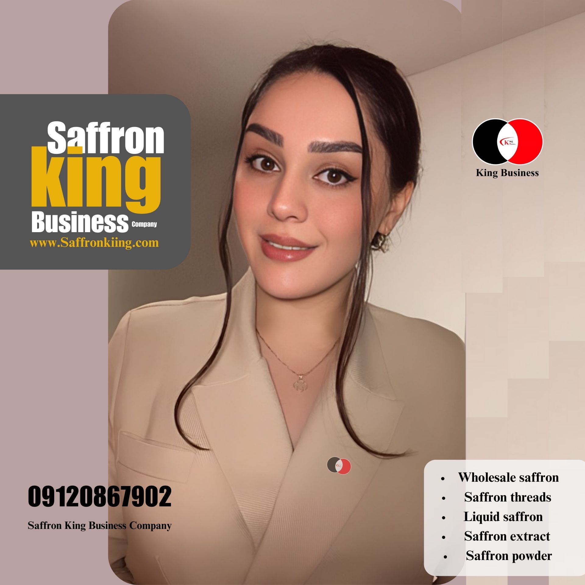 Saffron Sales Manager Ms. Maeda 2025