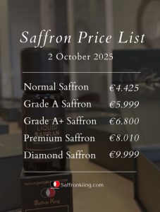 How much does saffron cost in Austria?