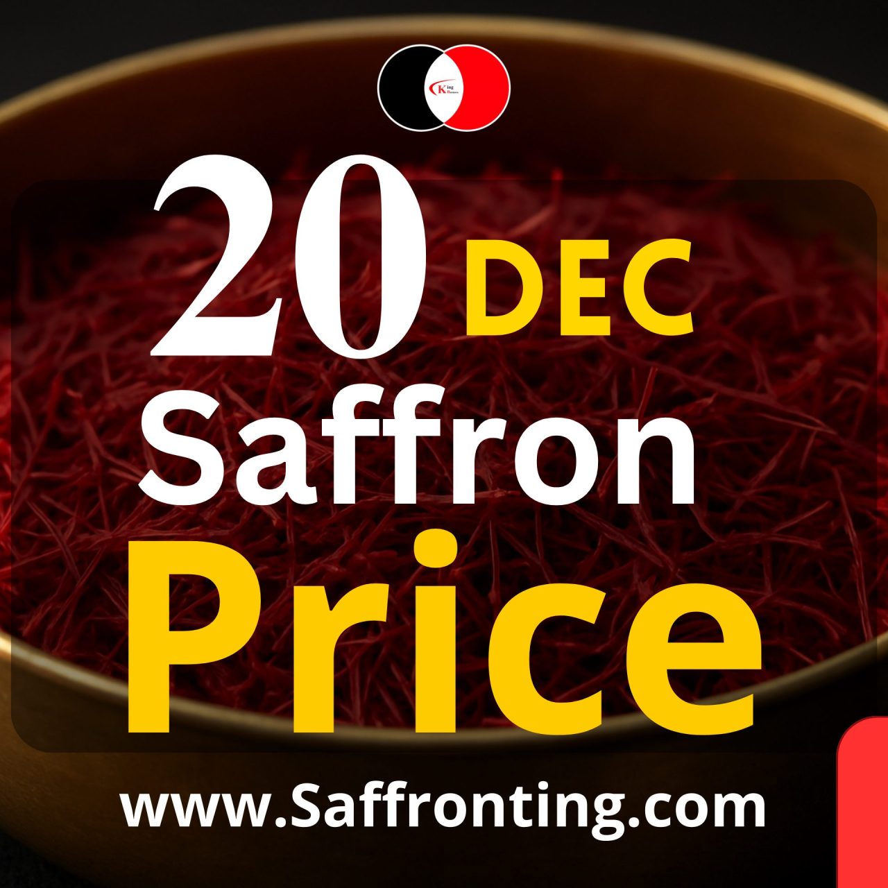 Saffron Price Today December 20