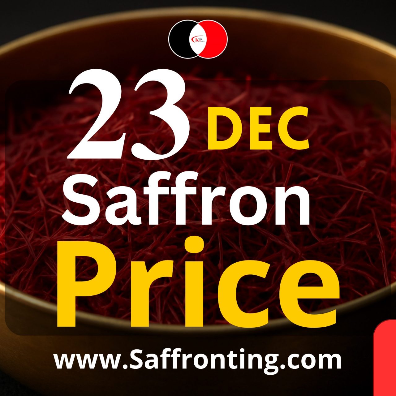 Saffron Price Today December 23