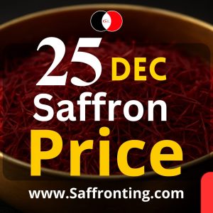 Saffron Prices Today December 25