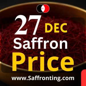 Saffron Prices today December 27