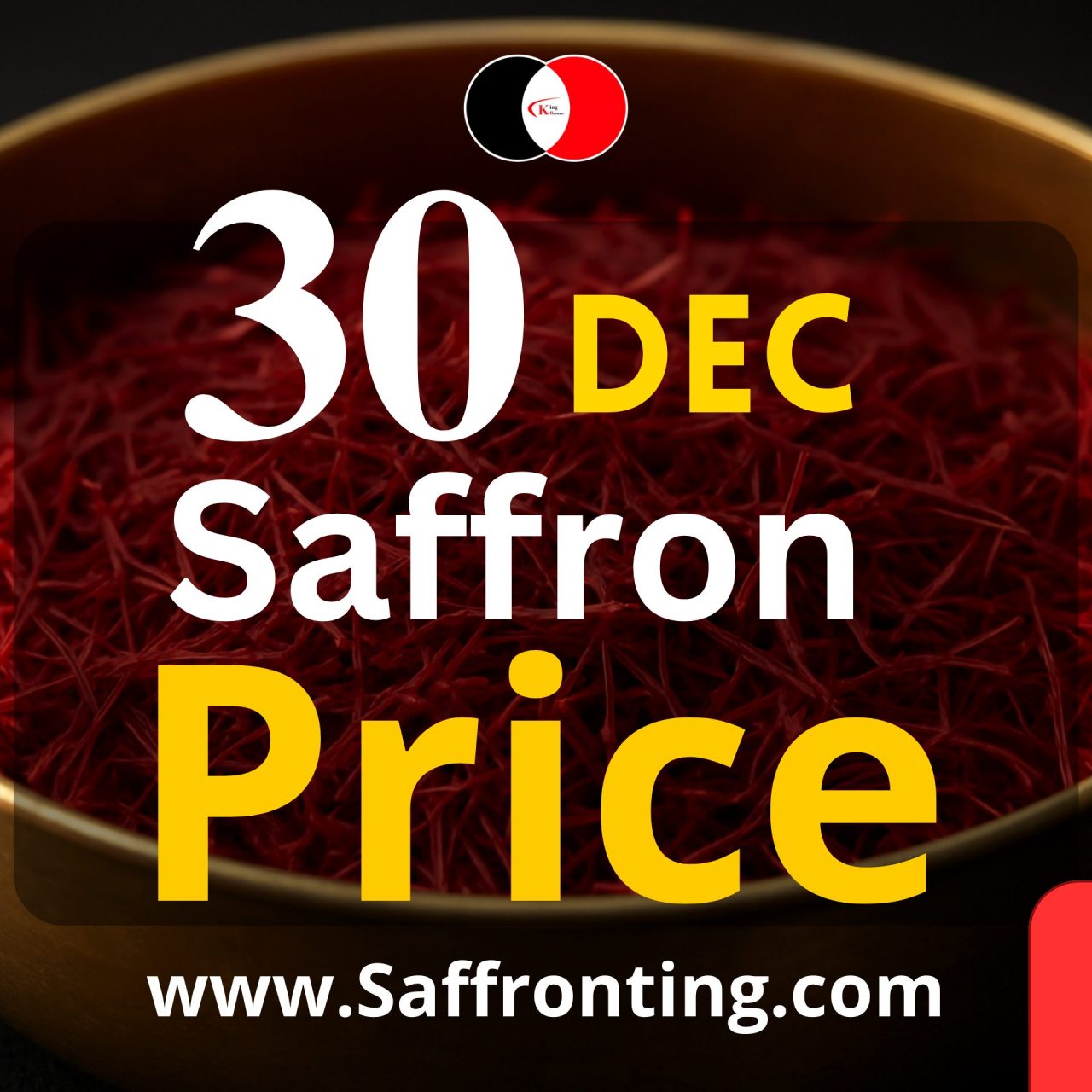 Saffron Price Today December 30