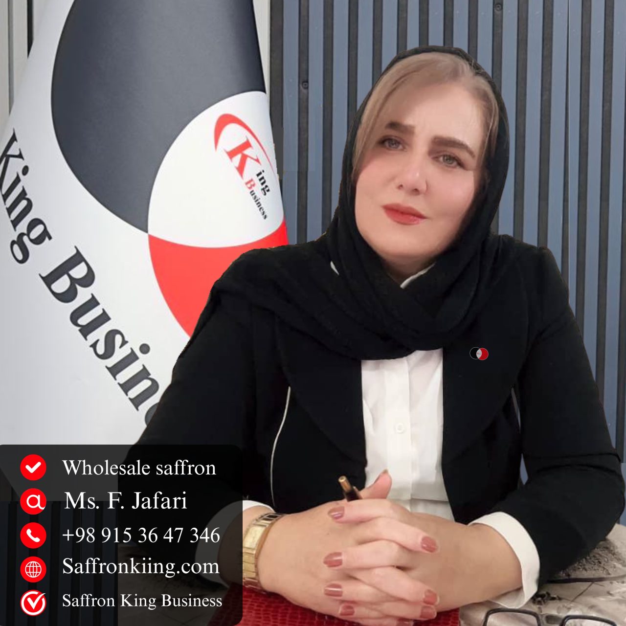 Ms. F. Jafari - Saffron King Business company