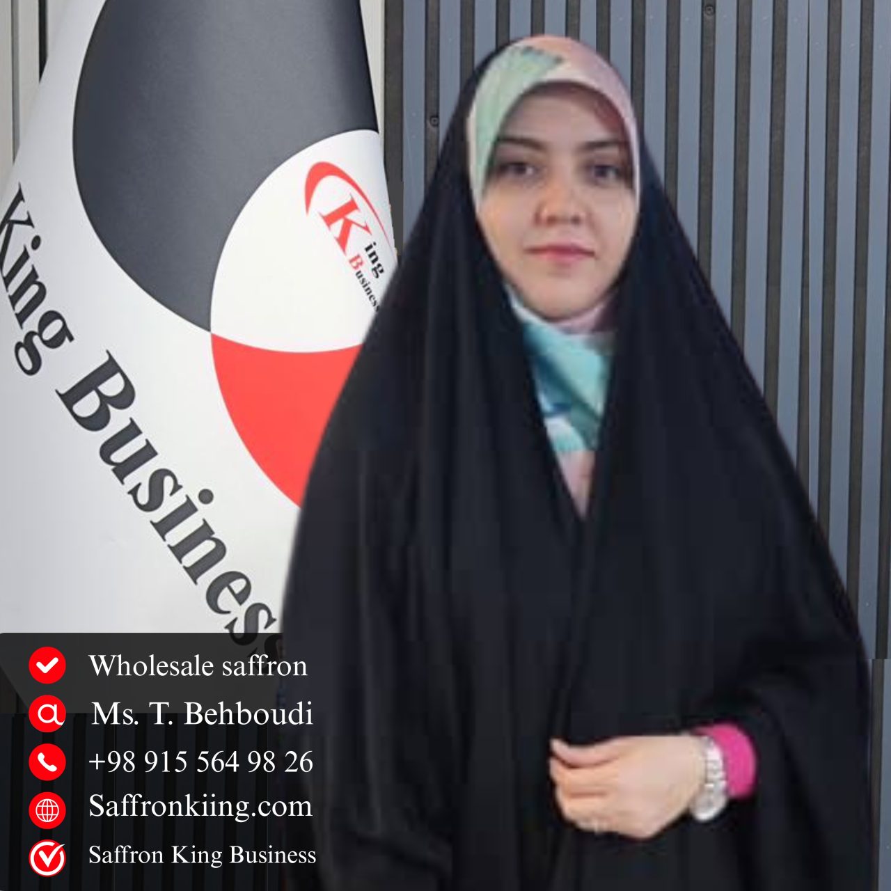 Ms. T. Behboudi - Saffron King Business company